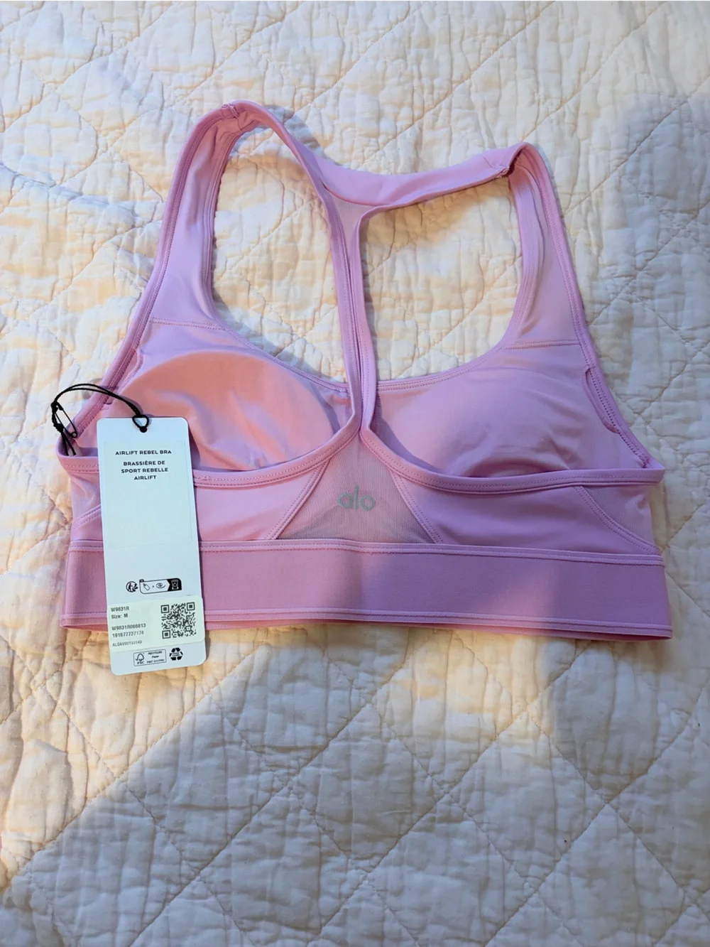 NWT Alo Yoga Airlift Rebel Bra & Leggings Set
